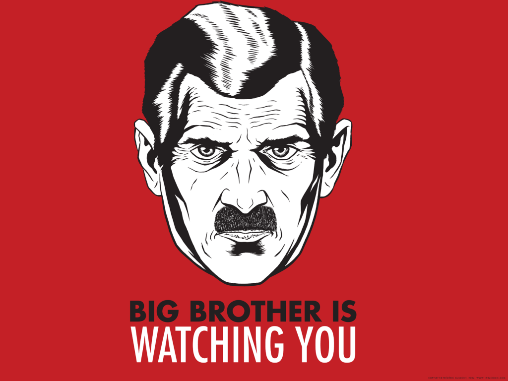 Big Brother's myth from George Orwell in 1984