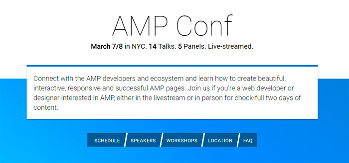AMP Conference NYC 2017
